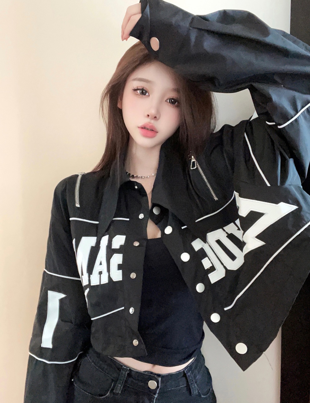 Embroidery baseball uniforms American style coat