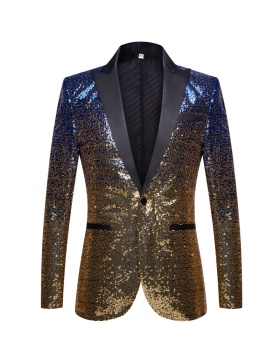 Fashion stage coat sequins annual meeting tops