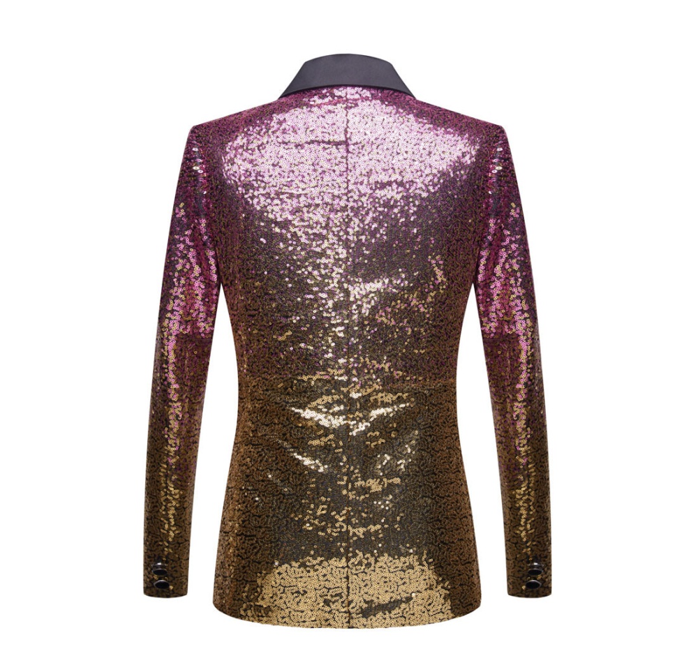 Fashion stage coat sequins annual meeting tops