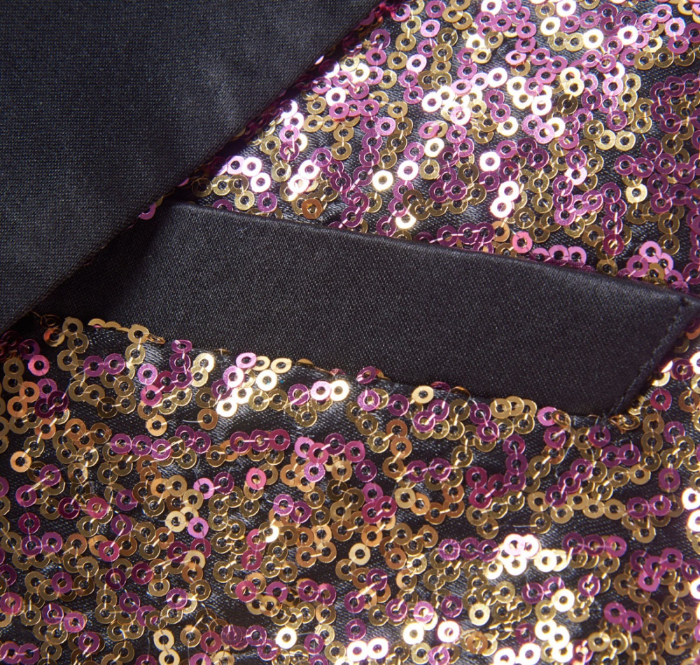 Fashion stage coat sequins annual meeting tops