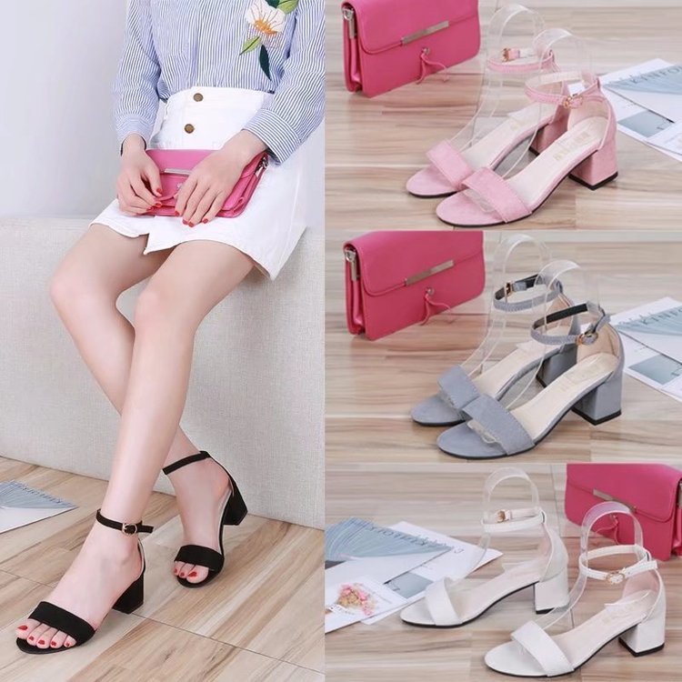 Thick summer sandals sexy shoes for women