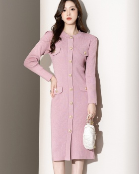 Chanelstyle package hip long watkins long sleeve dress