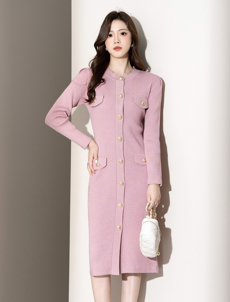 Chanelstyle package hip long watkins long sleeve dress