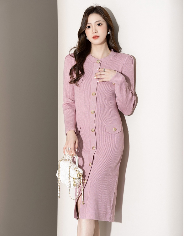 Chanelstyle package hip long watkins long sleeve dress