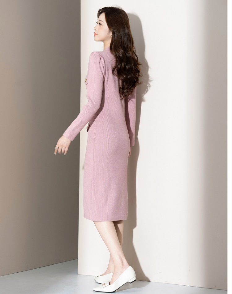 Chanelstyle package hip long watkins long sleeve dress