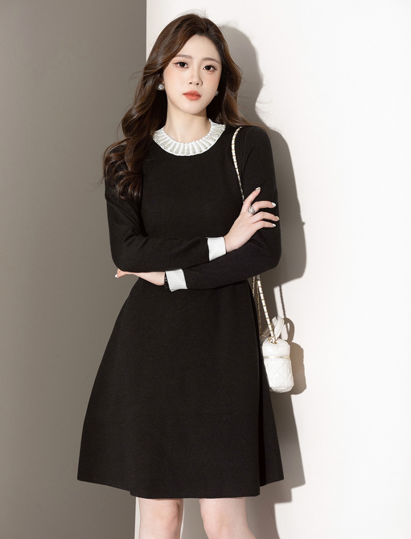 Chanelstyle temperament A-line dress for women