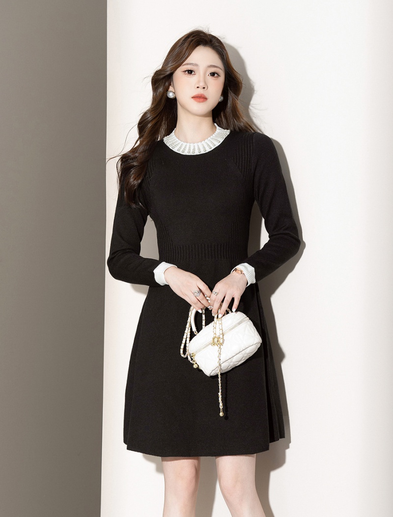 Chanelstyle temperament A-line dress for women