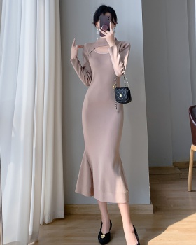 Autumn and winter dress sweater dress for women