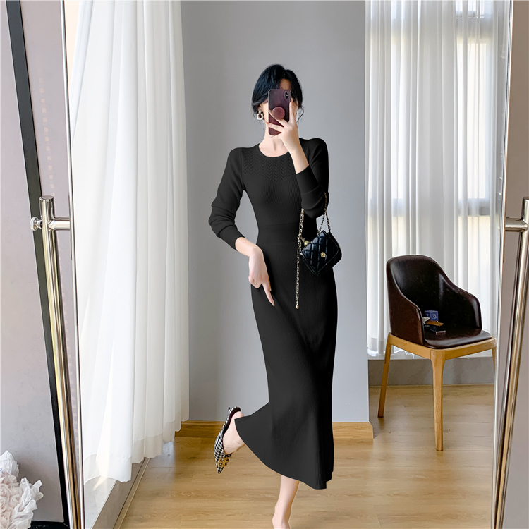 Autumn and winter sweater dress dress for women