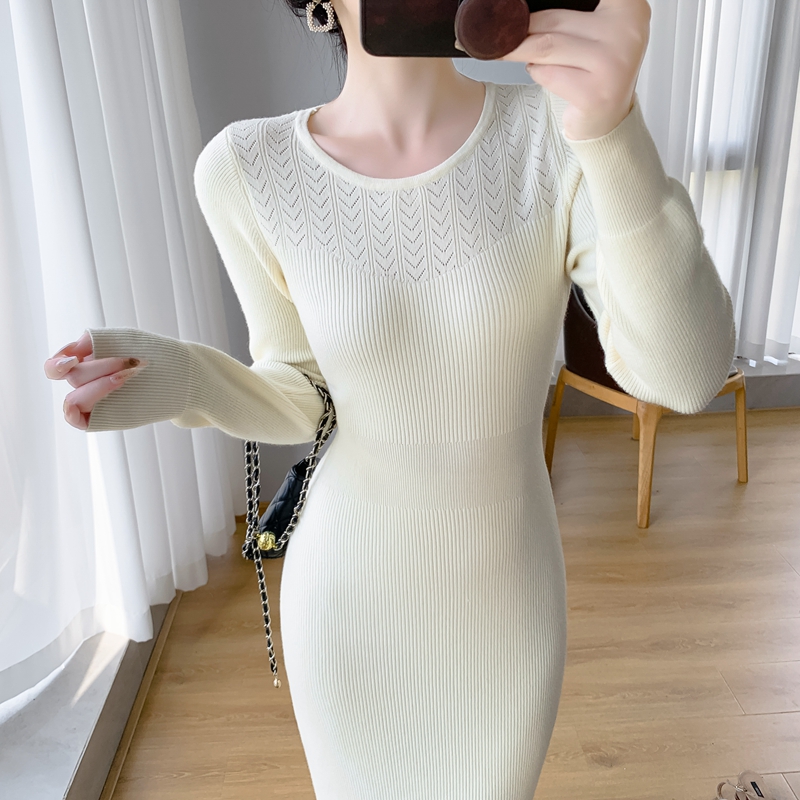 Autumn and winter sweater dress dress for women