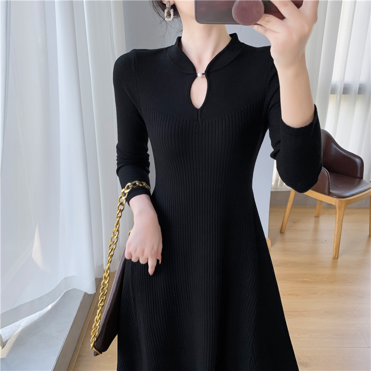 Inside the ride dress knitted sweater for women