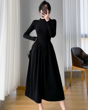 Long dress inside the ride sweater dress for women