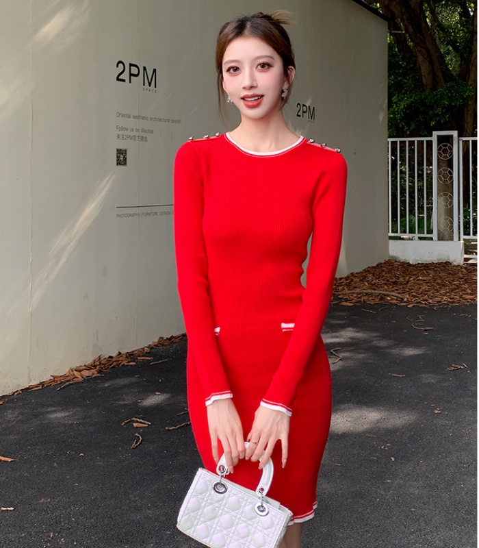 Chanelstyle knitted small fellow unique dress