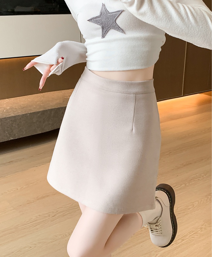 A-line bottoming short skirt all-match skirt for women