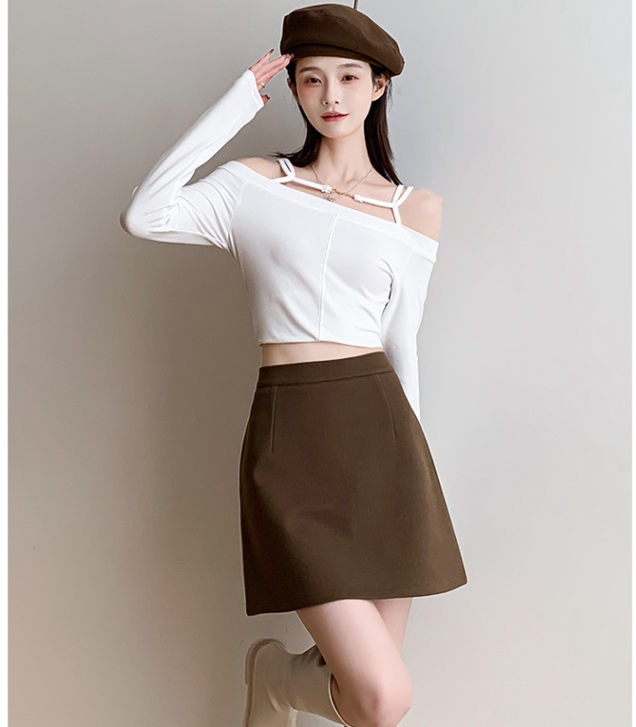 A-line bottoming short skirt all-match skirt for women