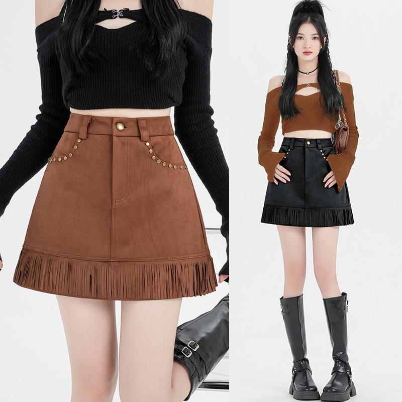 Spicegirl slim shorts autumn and winter skirt for women