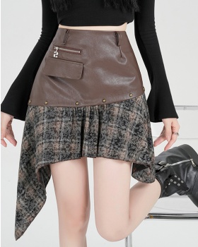 Irregular all-match autumn and winter skirt for women