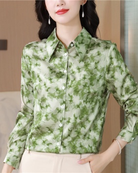 Spring and autumn small shirt shirt for women