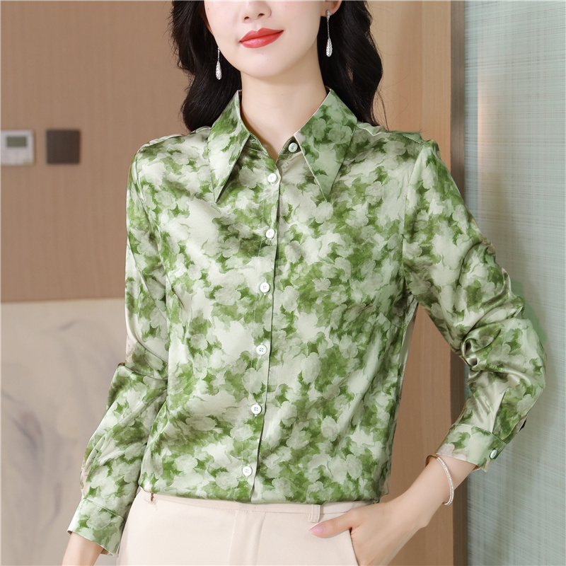 Spring and autumn small shirt shirt for women