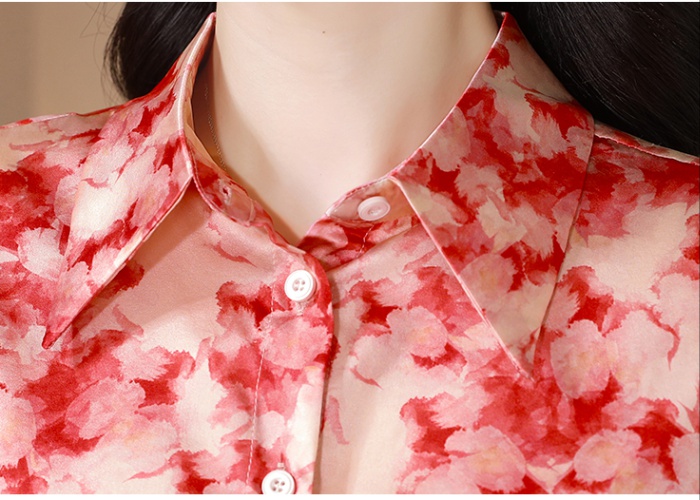 Spring and autumn small shirt shirt for women