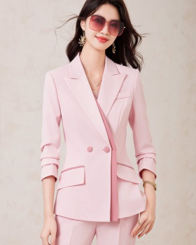 Overalls business suit long sleeve coat for women