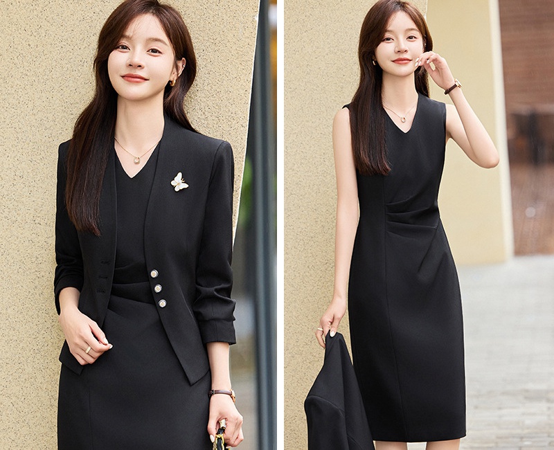 Profession coat dress 2pcs set for women