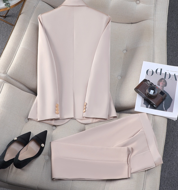 Long sleeve business suit suit pants 2pcs set