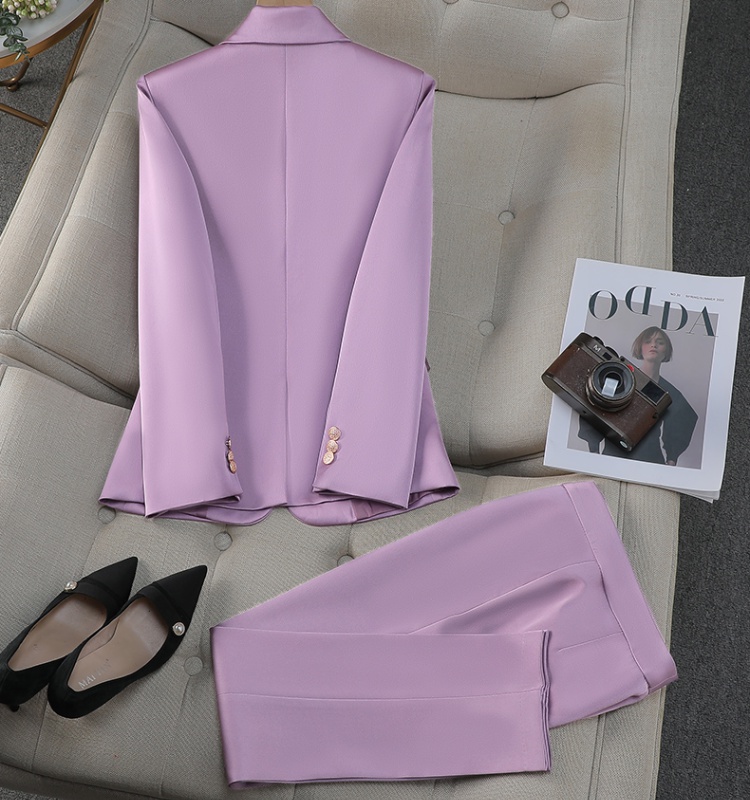 Long sleeve business suit suit pants 2pcs set