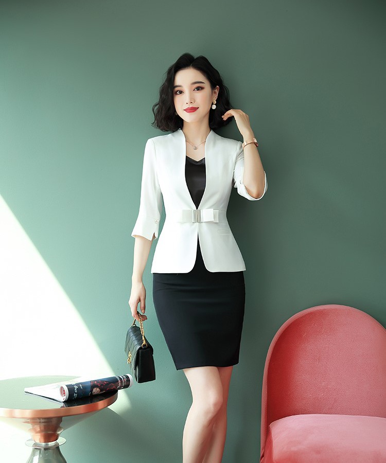 Spring and summer skirt business suit a set