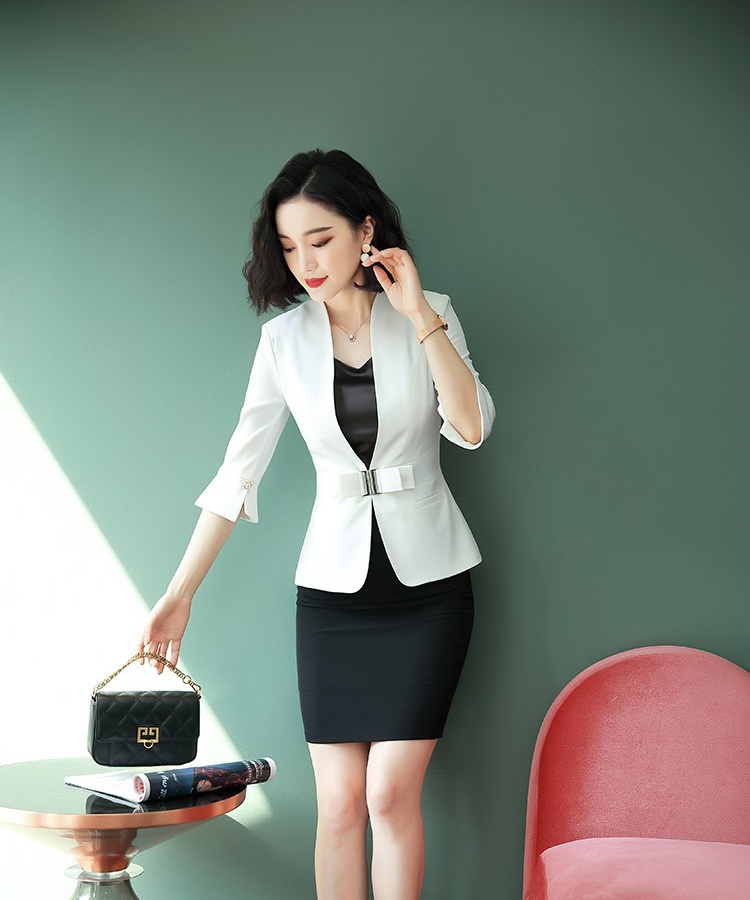 Spring and summer skirt business suit a set