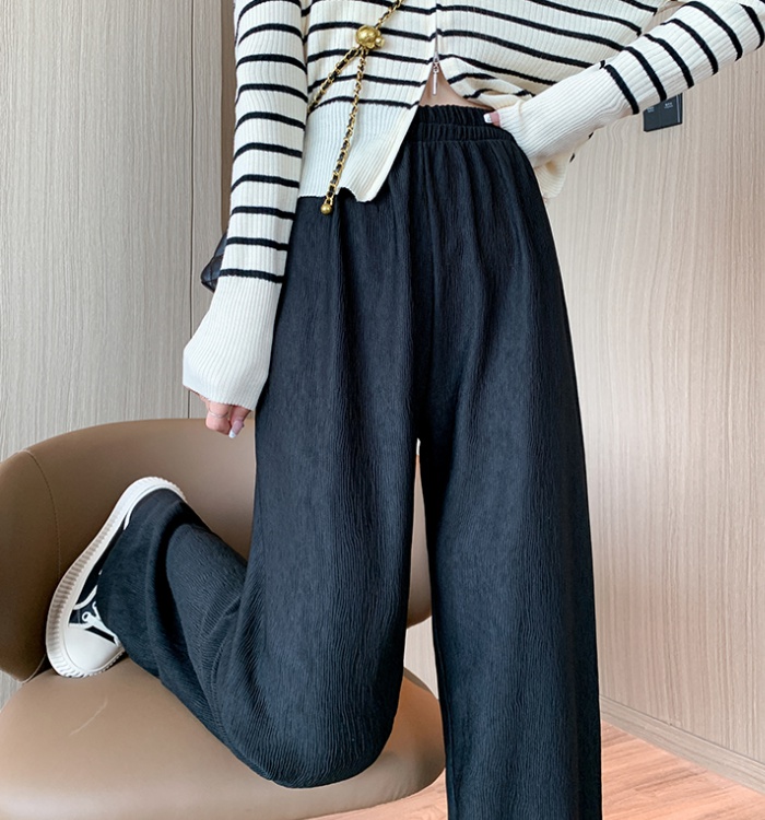 Straight pants pants drape wide leg pants for women