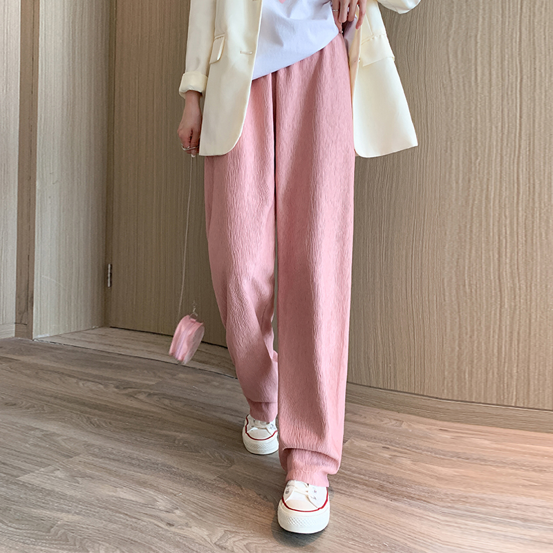 Straight pants pants drape wide leg pants for women