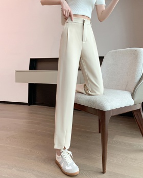 Spring and autumn feet large yard pants autumn straight suit pants