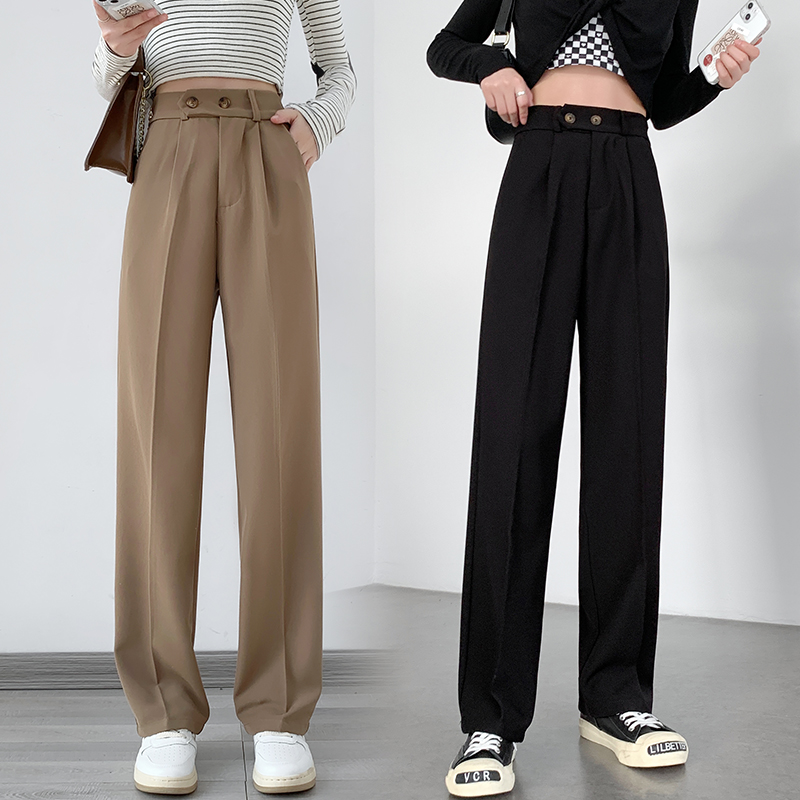 Summer loose suit pants Casual pants for women