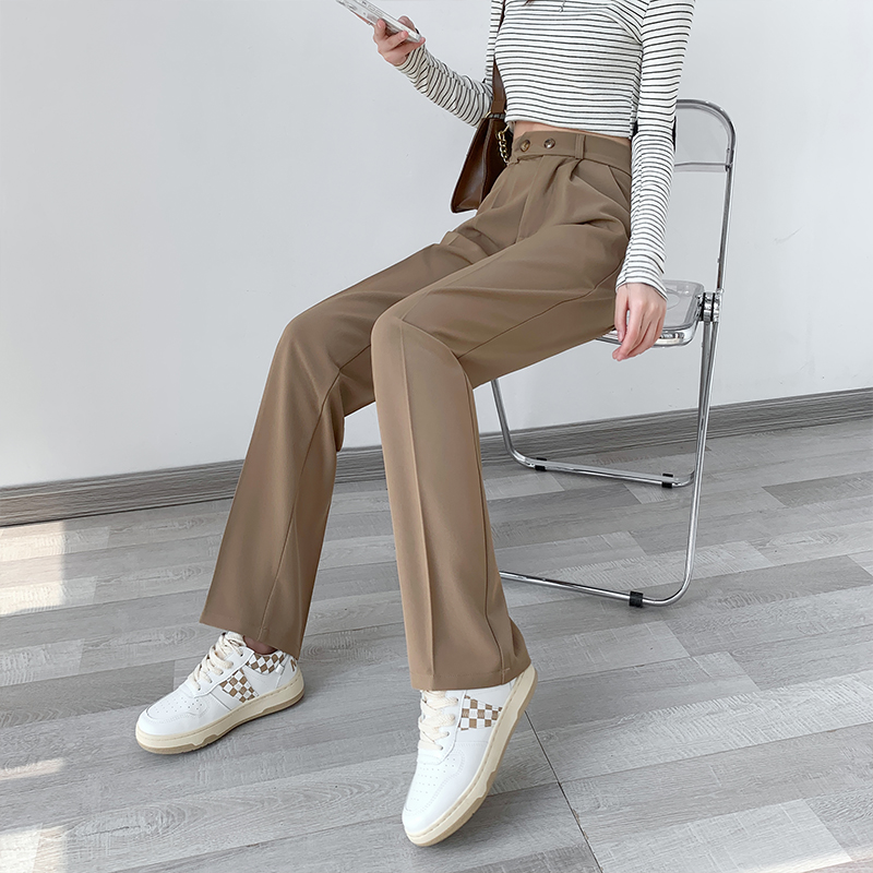 Summer loose suit pants Casual pants for women