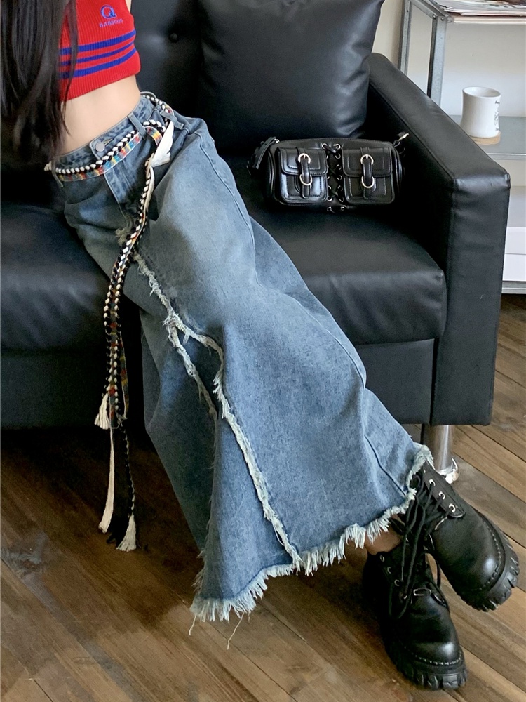 Large yard slim skirt unique denim skirt for women