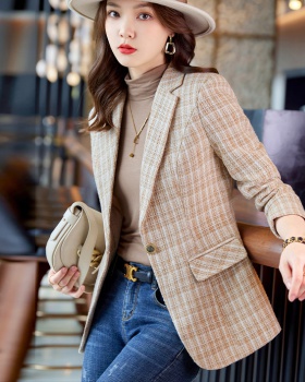 Overalls business suit long sleeve coat for women