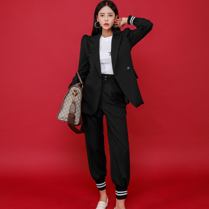 Temperament business suit coat 2pcs set for women