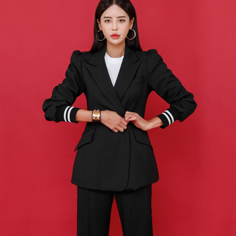 Temperament business suit coat 2pcs set for women