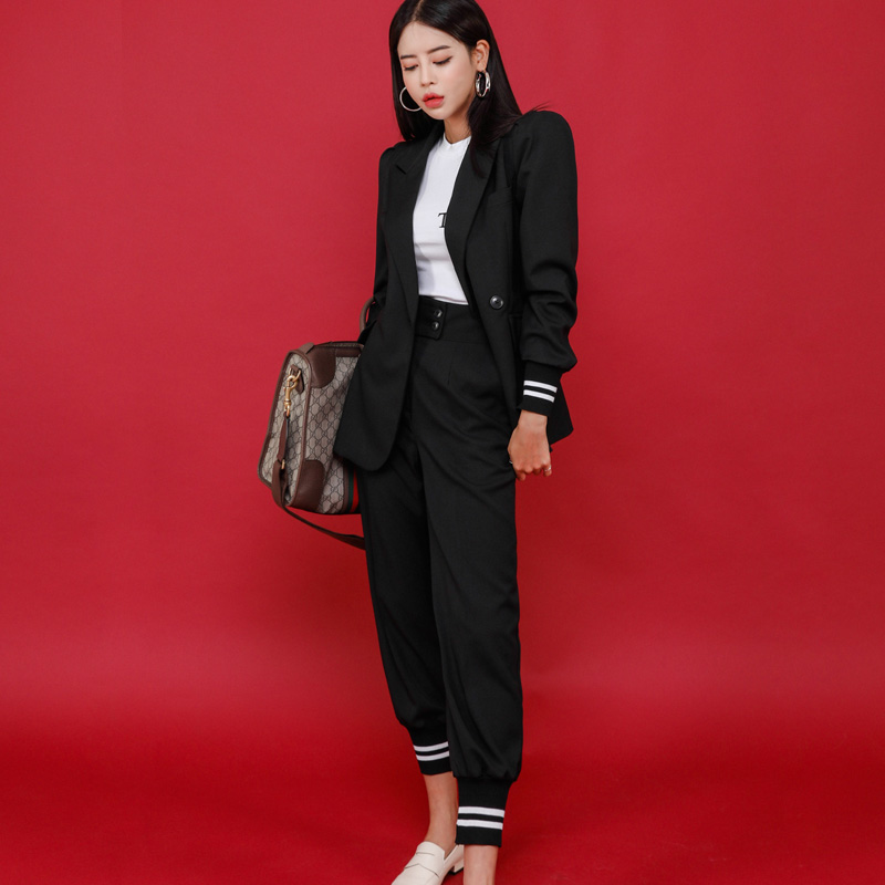 Temperament business suit coat 2pcs set for women