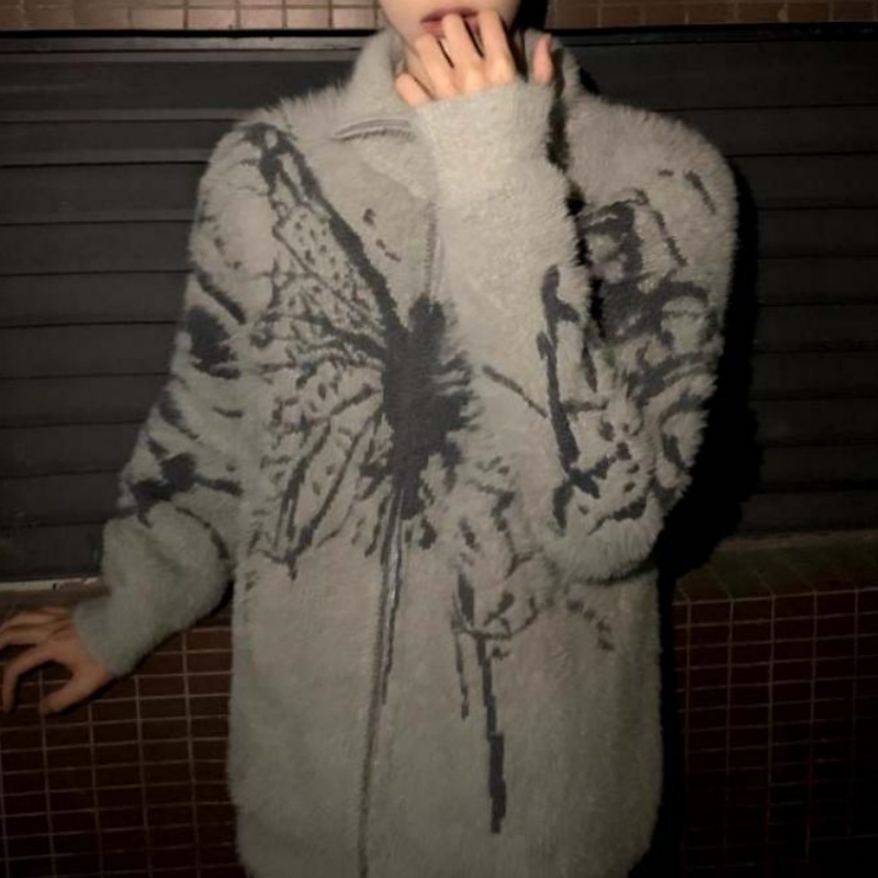 Autumn and winter lazy coat loose butterfly sweater