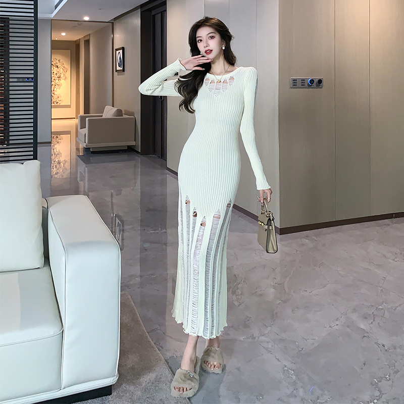 Long sleeve dress tender long dress for women