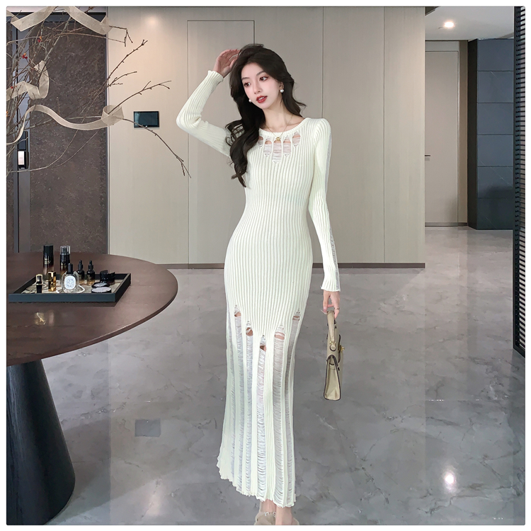 Long sleeve dress tender long dress for women