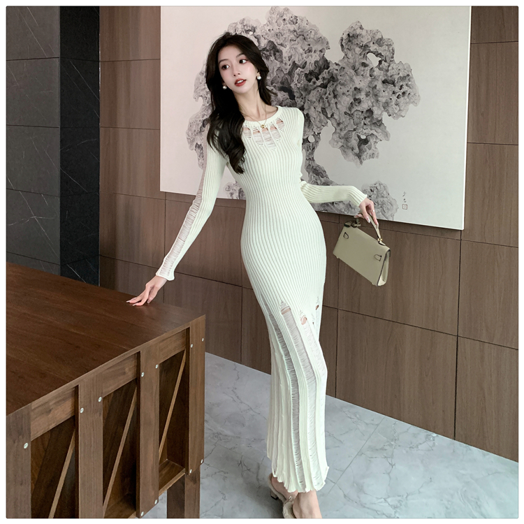 Long sleeve dress tender long dress for women