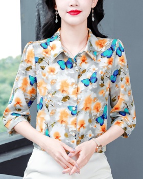 Colors autumn shirt single-breasted tops for women