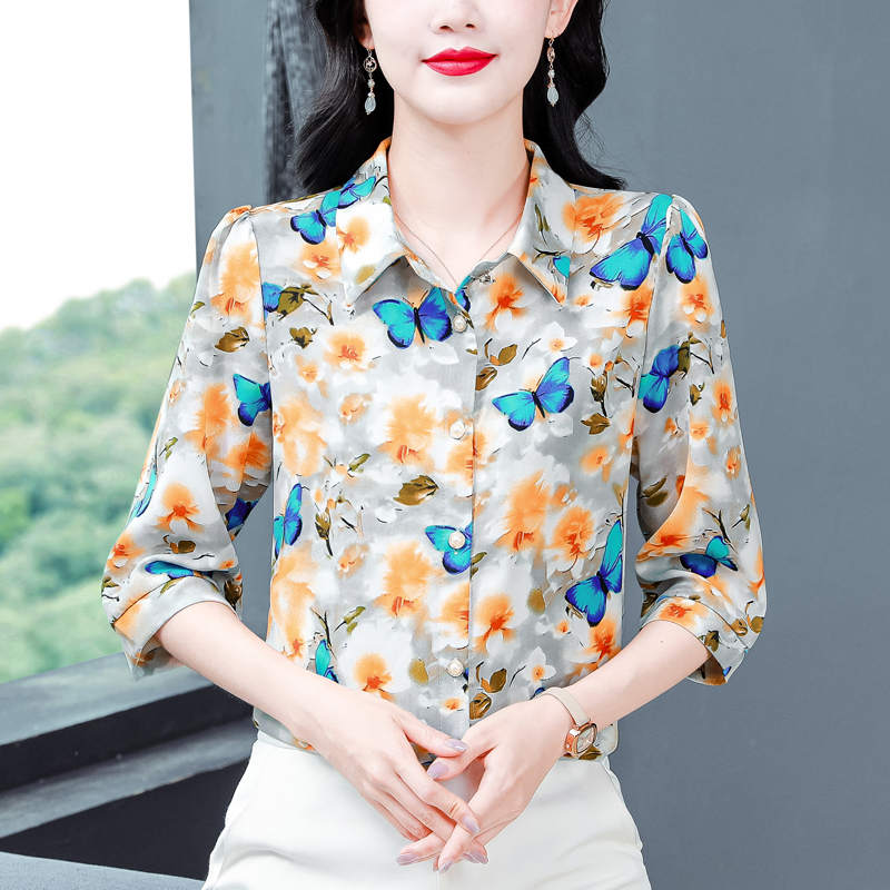 Colors autumn shirt single-breasted tops for women