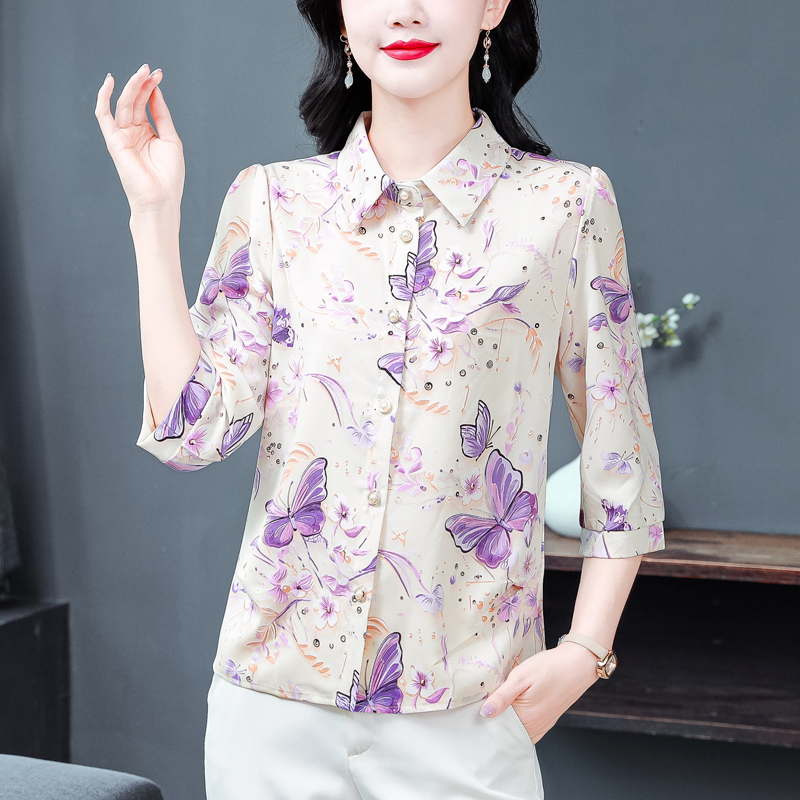 Colors autumn shirt single-breasted tops for women