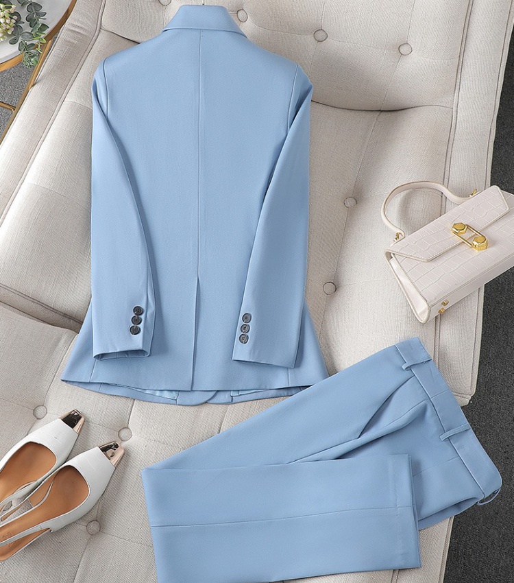 Overalls long sleeve business suit profession long pants a set