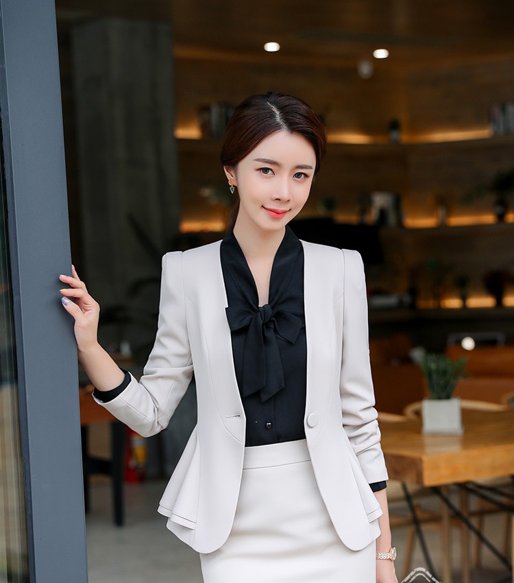 Long sleeve coat autumn and winter shirt 2pcs set