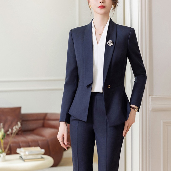 Long sleeve coat profession business suit for women